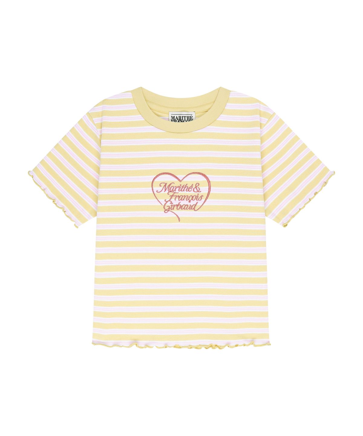 마리떼 키즈(MARITHÉ KIDS) KIDS W STRIPE TEE light yellow