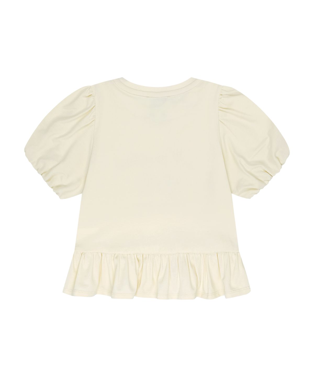 마리떼 키즈(MARITHÉ KIDS) KIDS W BALLOON SLEEVE PEPLUM TEE cream