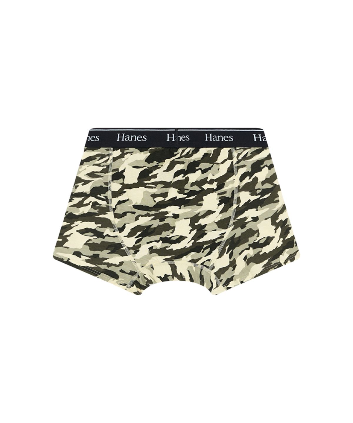 헤인즈(HANES) 오리지널스 박서 브리프 프린트 아미 그린