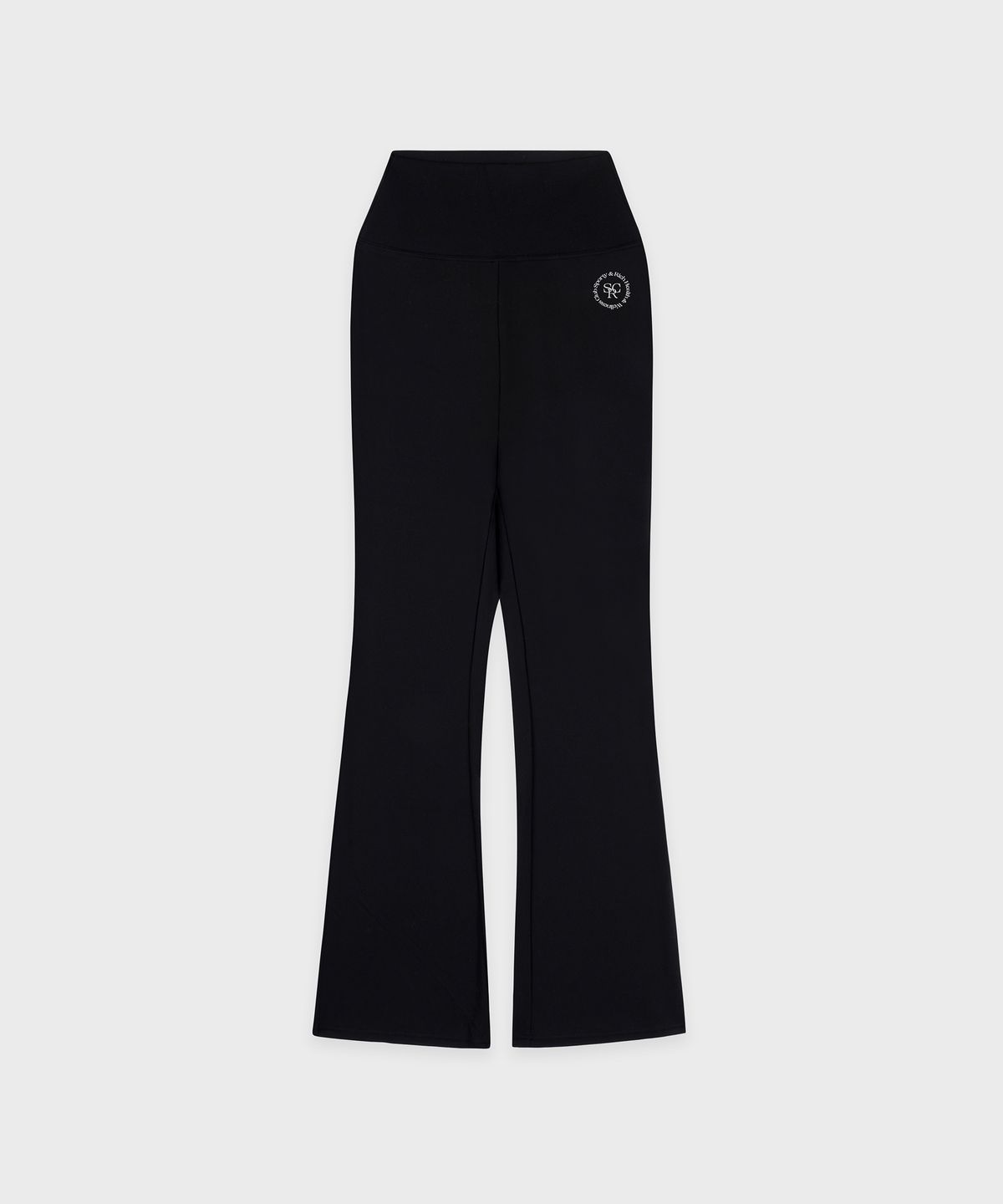 스포티앤리치(SPORTY&RICH) SRHWC 플레어 레깅스 블랙 R265AWR104