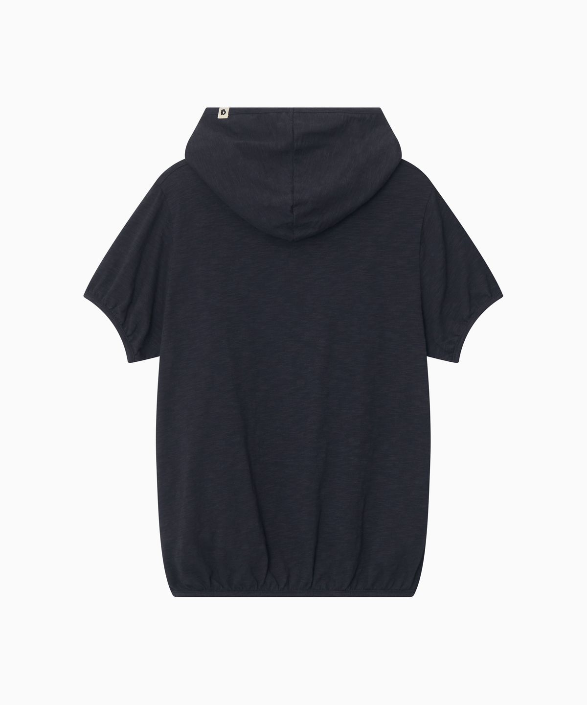 오헤시오(OHESHIO) COWL NECK HOODED TEE, NAVY