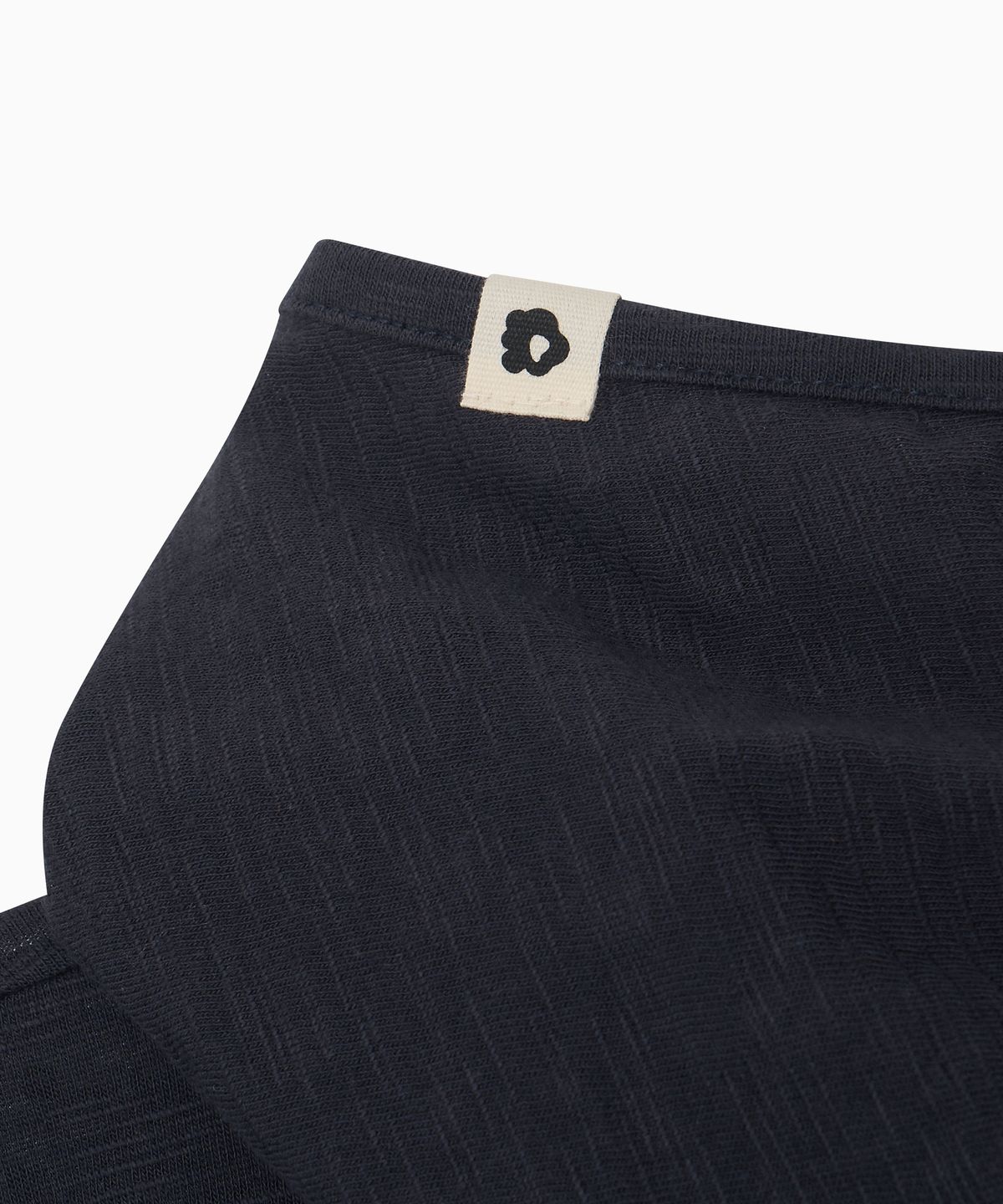 오헤시오(OHESHIO) COWL NECK HOODED TEE, NAVY