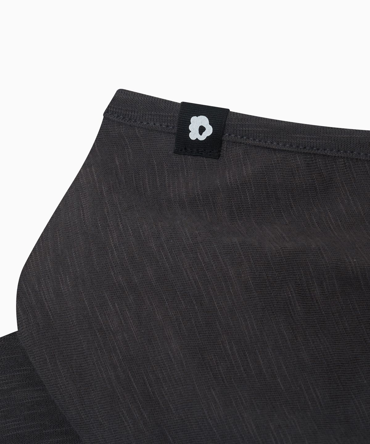 오헤시오(OHESHIO) COWL NECK HOODED TEE, CHARCOAL