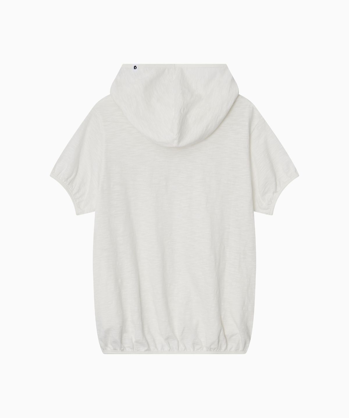 오헤시오(OHESHIO) COWL NECK HOODED TEE, WHITE