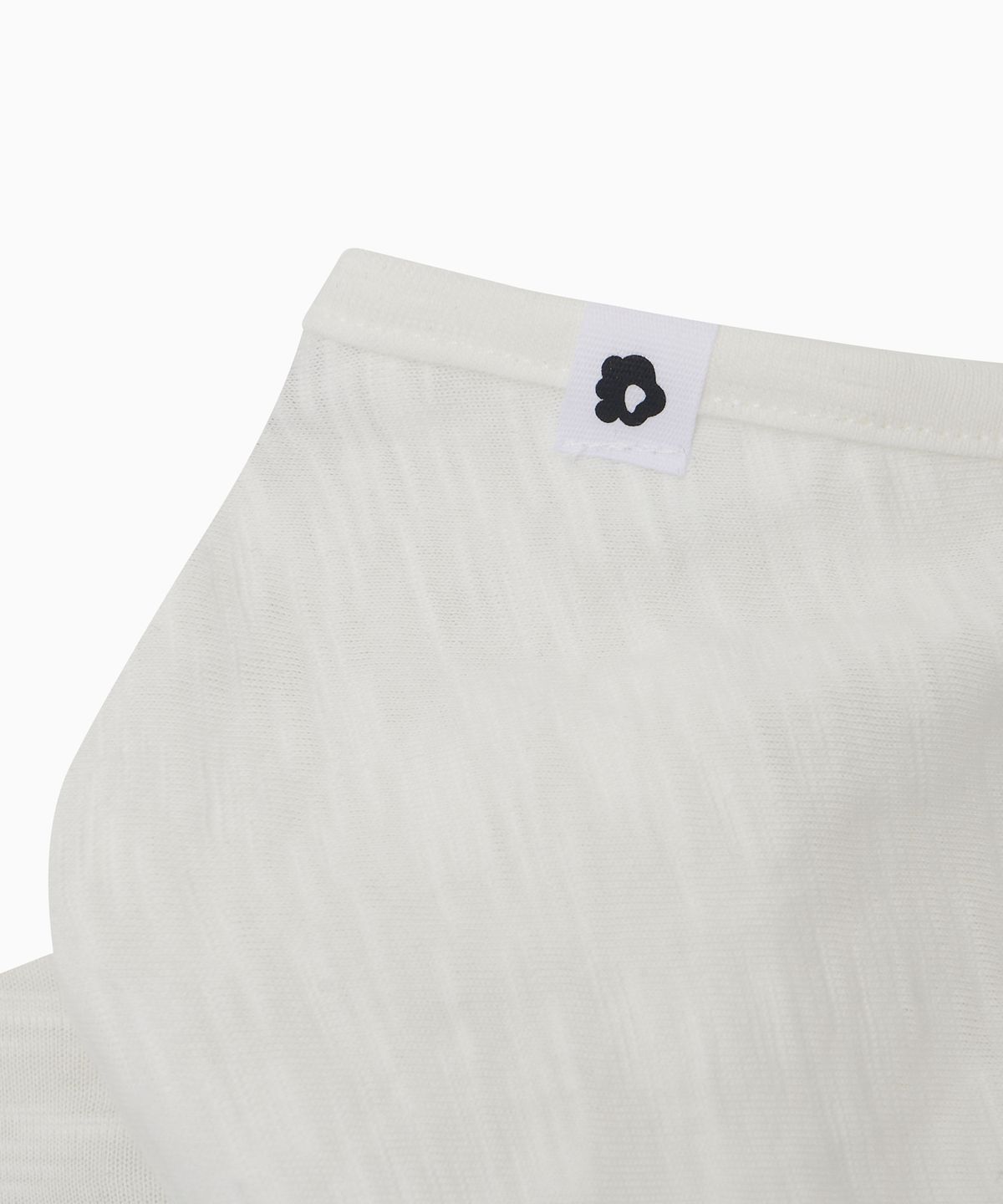 오헤시오(OHESHIO) COWL NECK HOODED TEE, WHITE