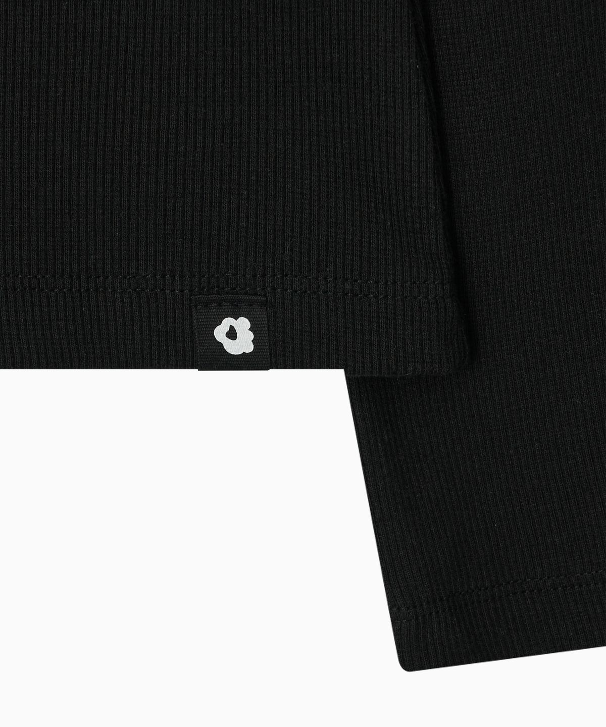 오헤시오(OHESHIO) HENLEY NECK BUTTON LONG SLEEVE, BLACK