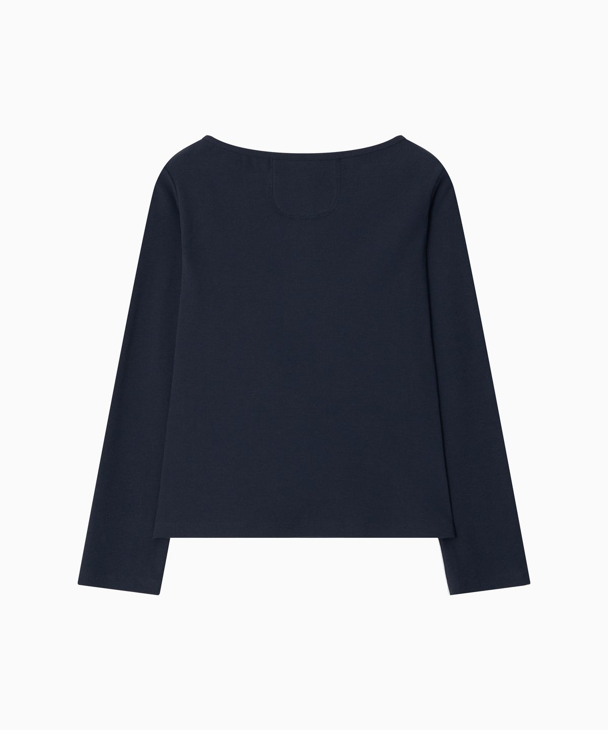 오헤시오(OHESHIO) HENLEY NECK BUTTON LONG SLEEVE, NAVY