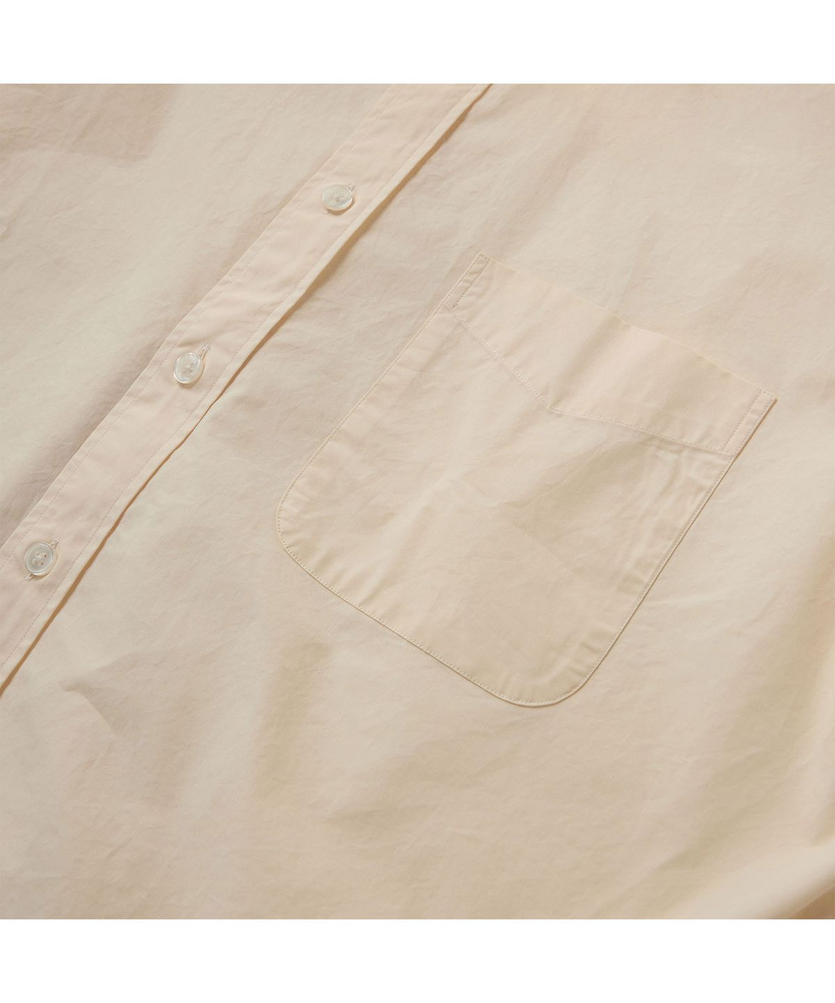 프로드셔츠(PRODESHIRT) [릴렉스]P-960 베네치아 포플린 셔츠 (버터)