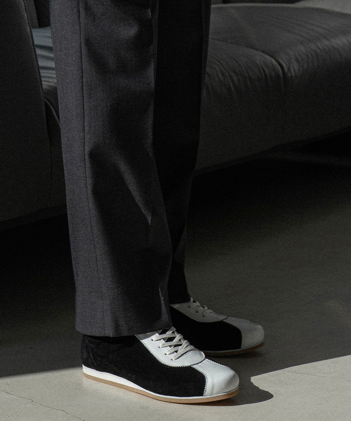 올클래식(ALLCLASSIC) ALC1380 어반 스니커즈_black suede