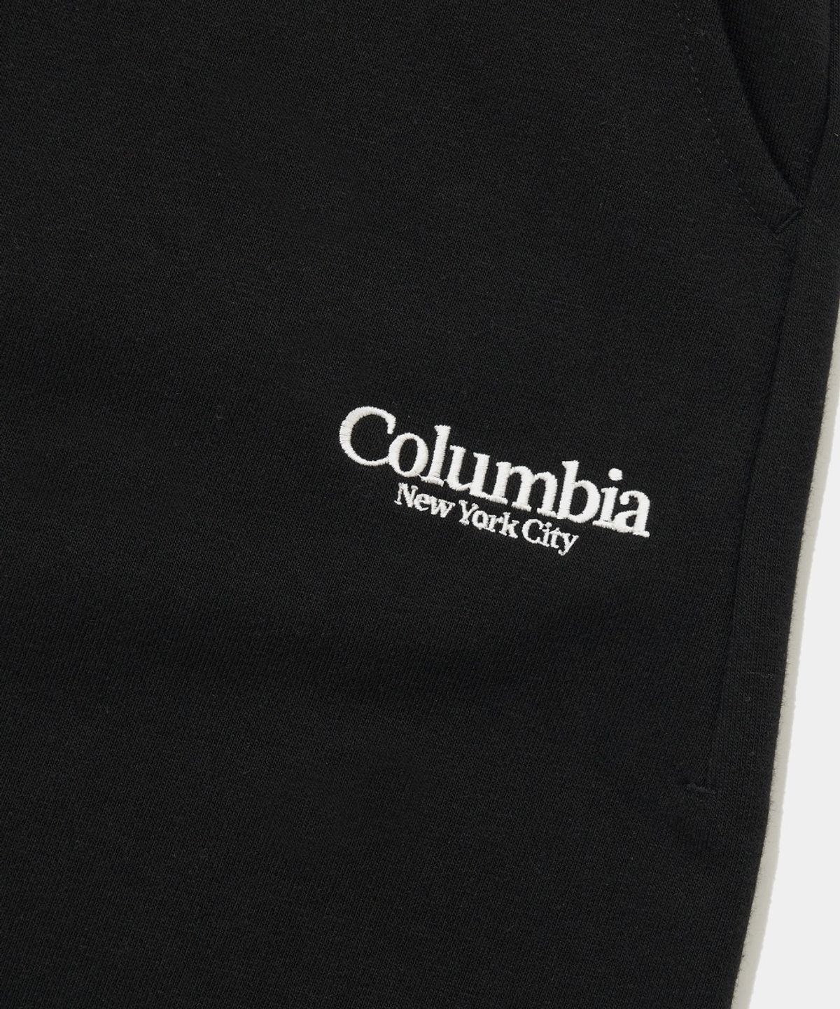 컬럼비아 유니버시티(COLUMBIA UNIVERSITY) NYC EMB TERRY SWEAT SHORTS PANTS_BLACK