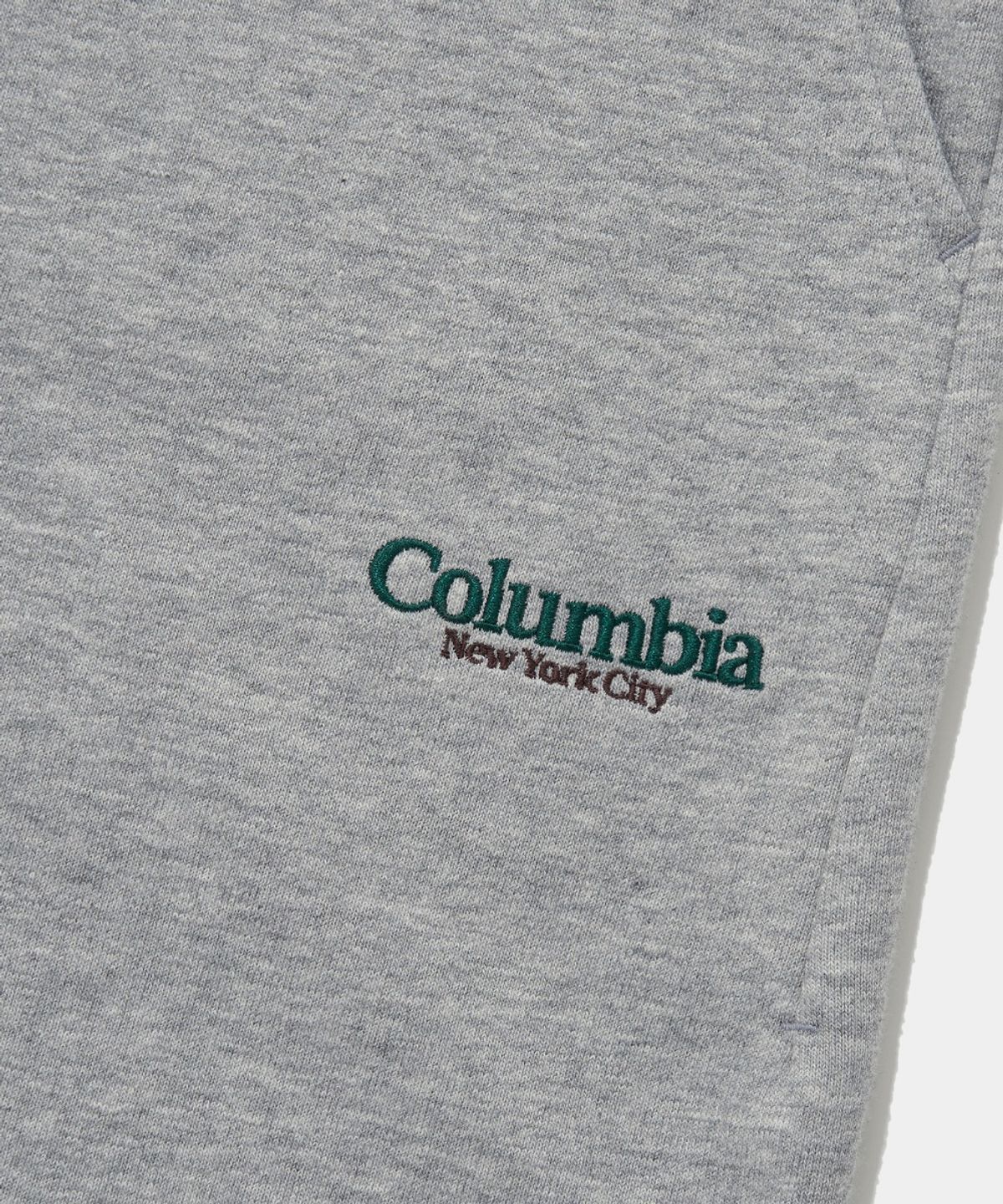 컬럼비아 유니버시티(COLUMBIA UNIVERSITY) NYC EMB TERRY SWEAT SHORTS PANTS_MELANGE GRAY