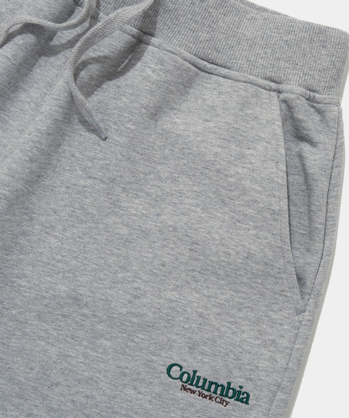 컬럼비아 유니버시티(COLUMBIA UNIVERSITY) NYC EMB TERRY SWEAT SHORTS PANTS_MELANGE GRAY