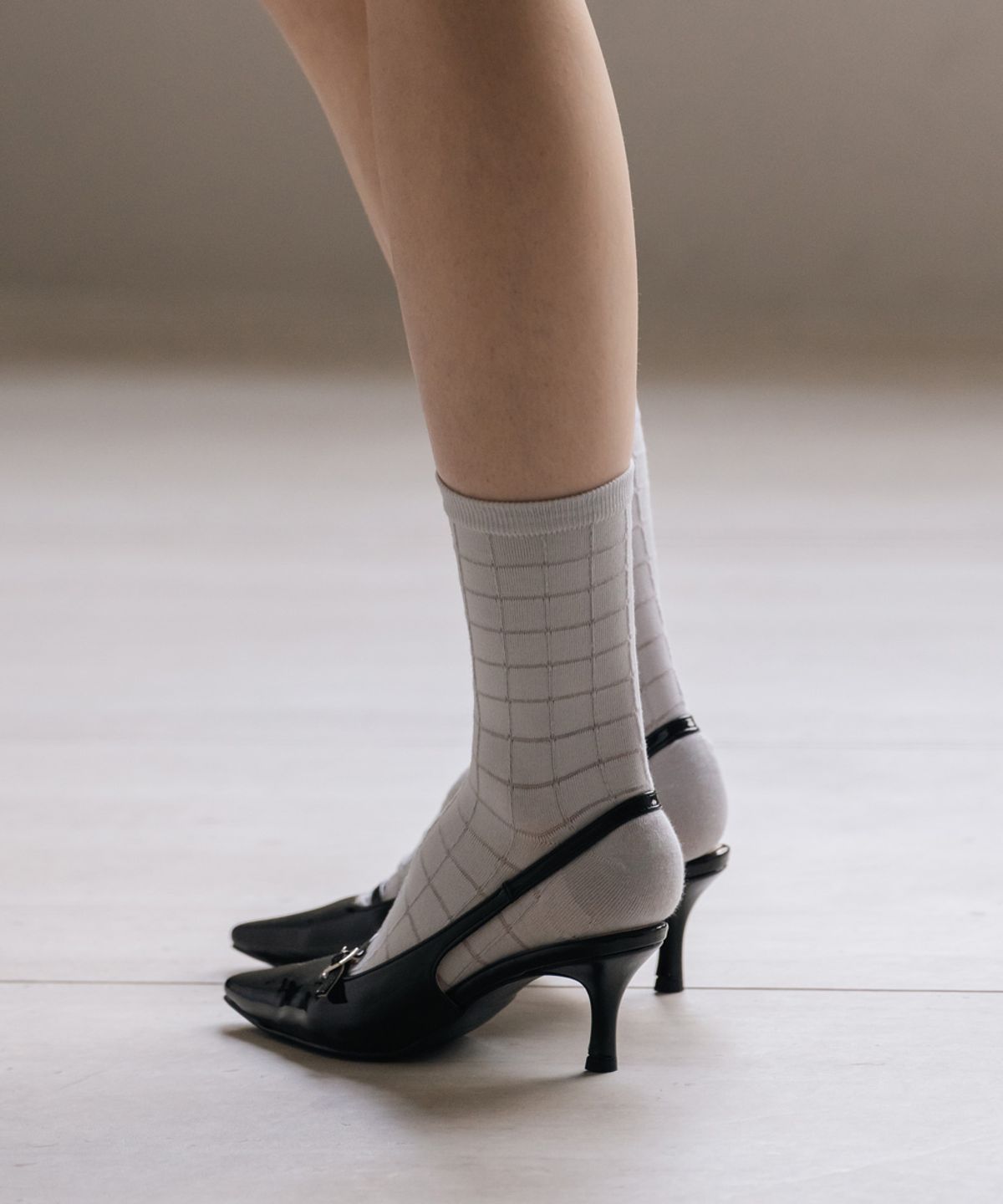 락포트 양말(ROCKPORTSOCKS) ROCKPORT 락포트 사각 패턴 중목 양말 3팩(PACK)