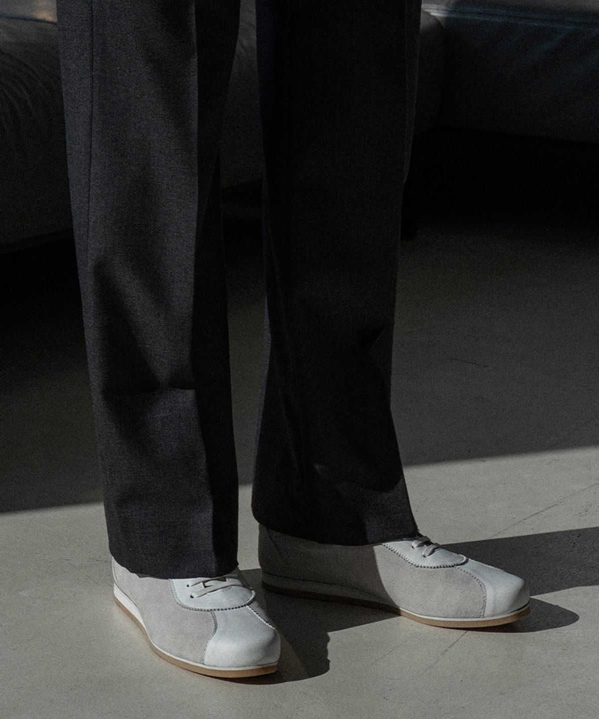 올클래식(ALLCLASSIC) ALC1380 어반 스니커즈_white suede