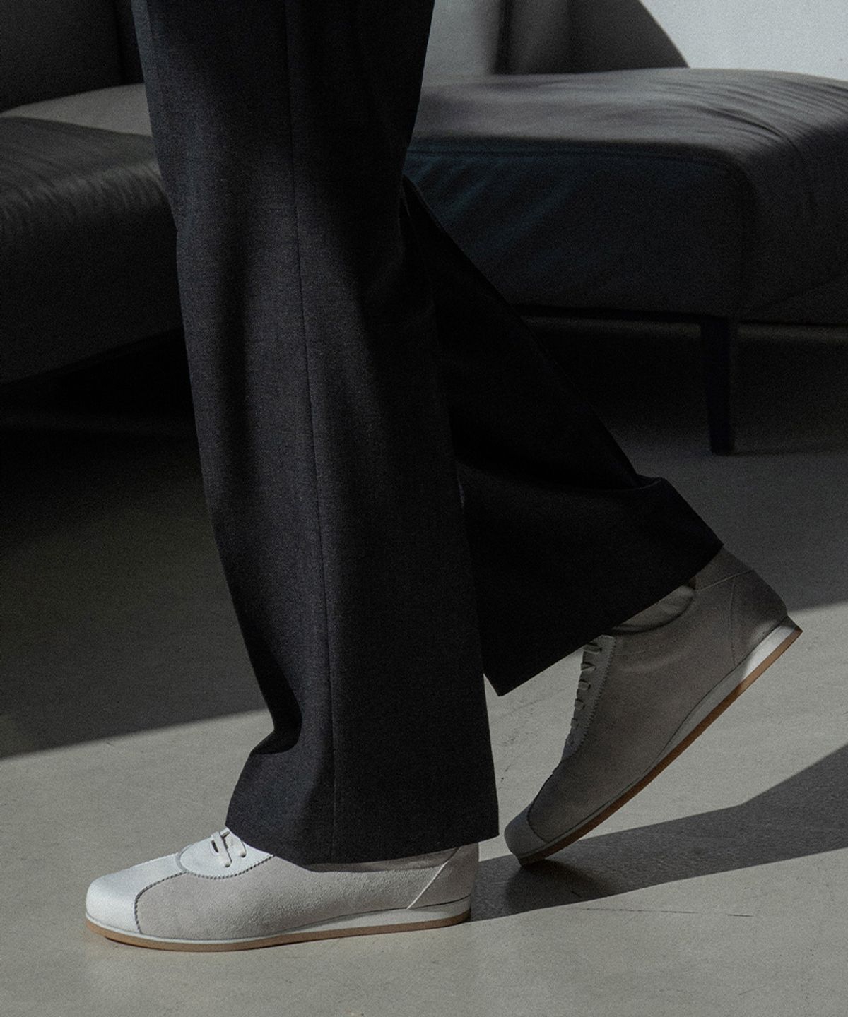 올클래식(ALLCLASSIC) ALC1380 어반 스니커즈_white suede