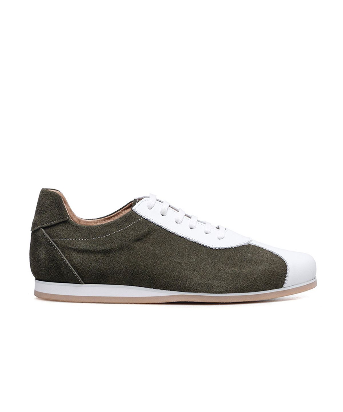 올클래식(ALLCLASSIC) ALC1380 어반 스니커즈_kakhi suede