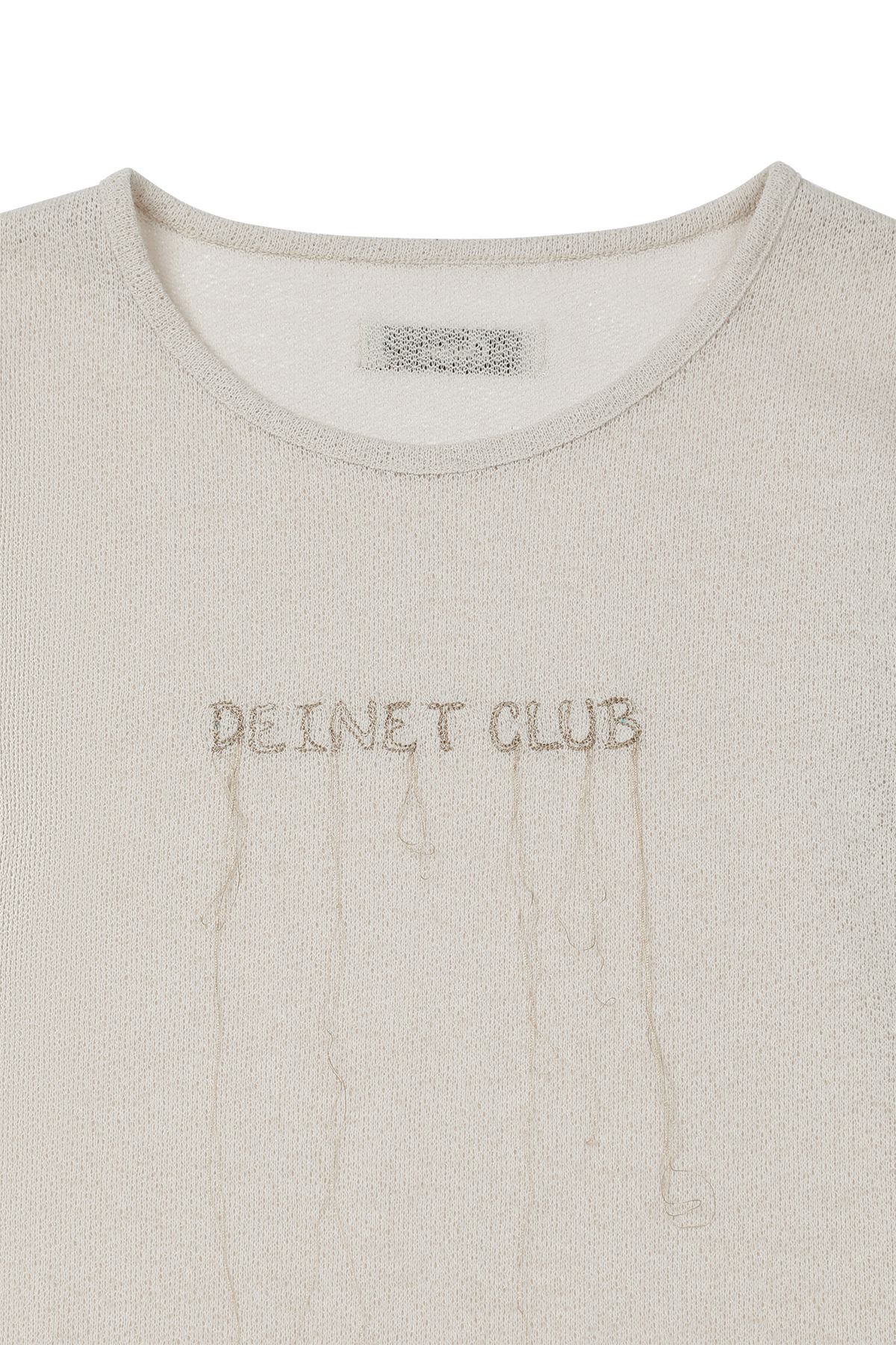다이닛(DEINET) SHEER LONG SLEEVE IN BEIGE