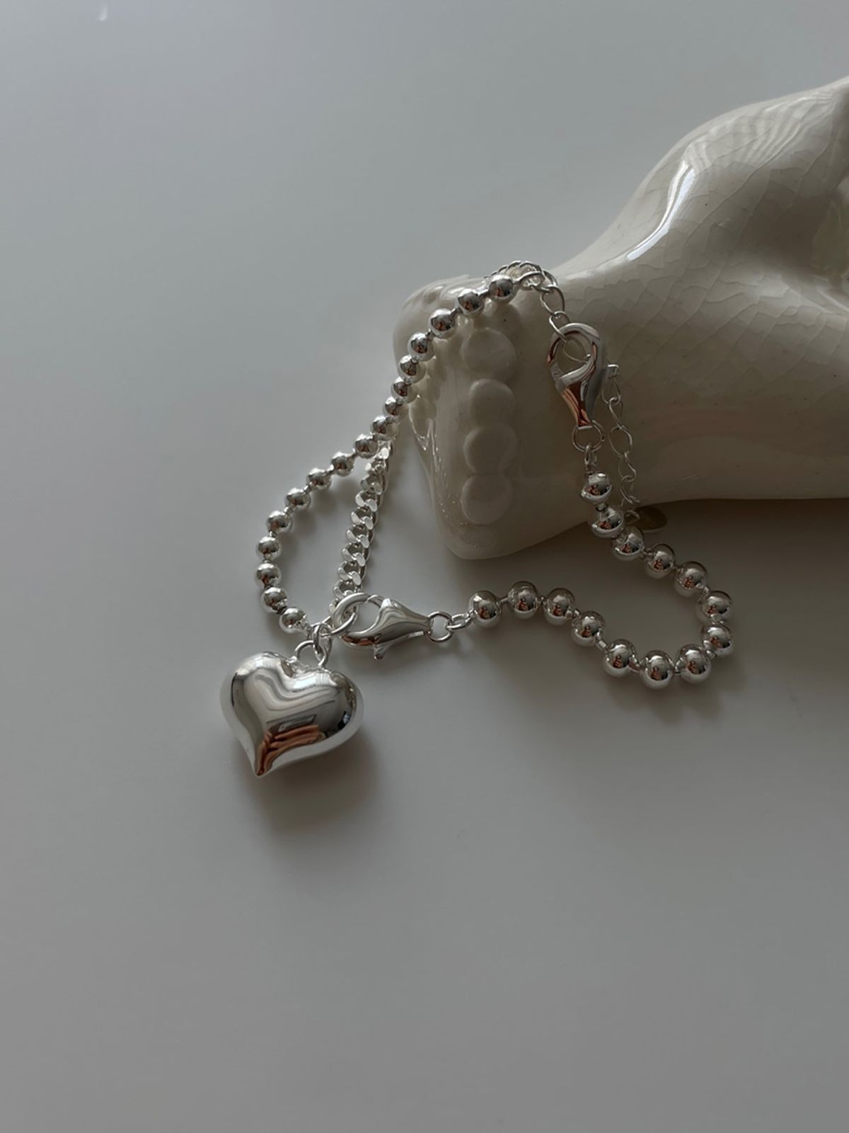 레트로핑거(RETROFINGER) silver925 Chubby Heart #SB335