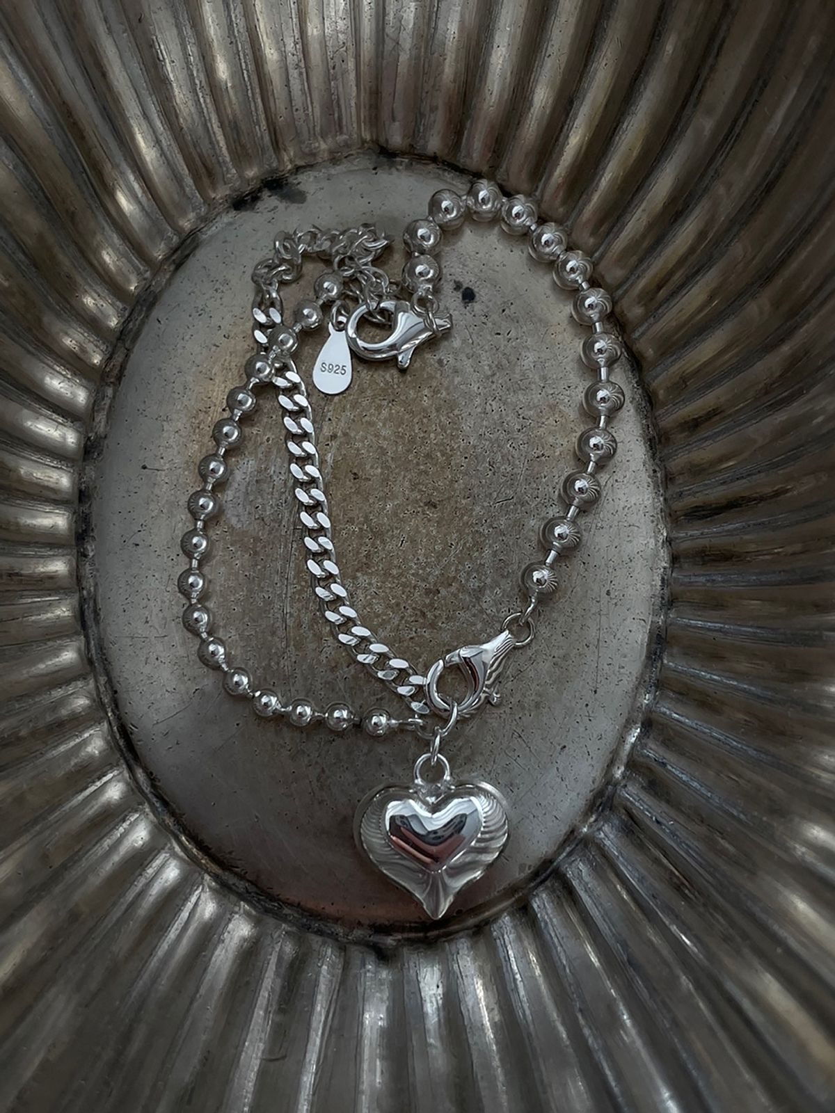 레트로핑거(RETROFINGER) silver925 Chubby Heart #SB335