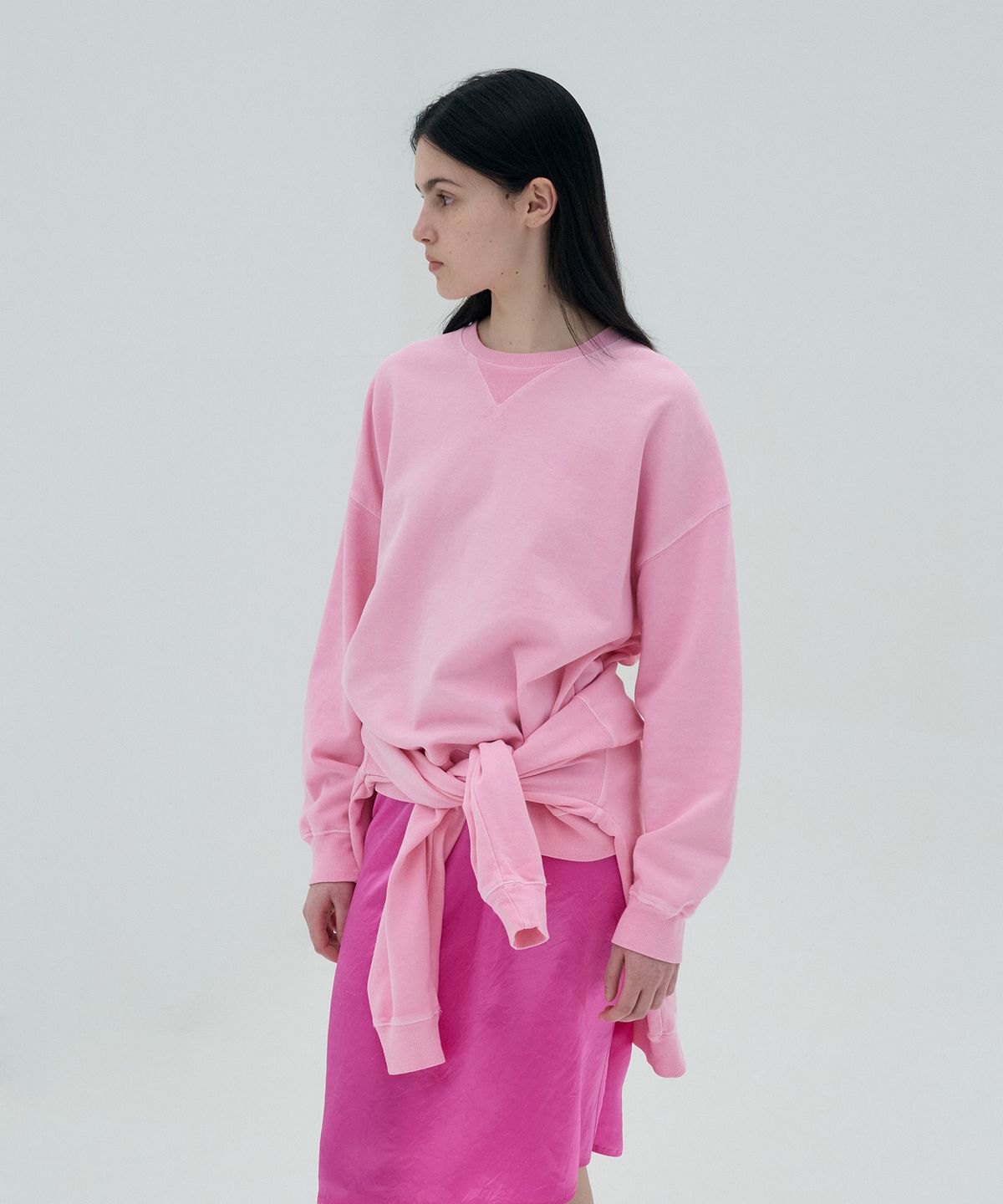 정감 스튜디오(JEONGGAM STUDIOS) Gloss Banding Skirt_3 color
