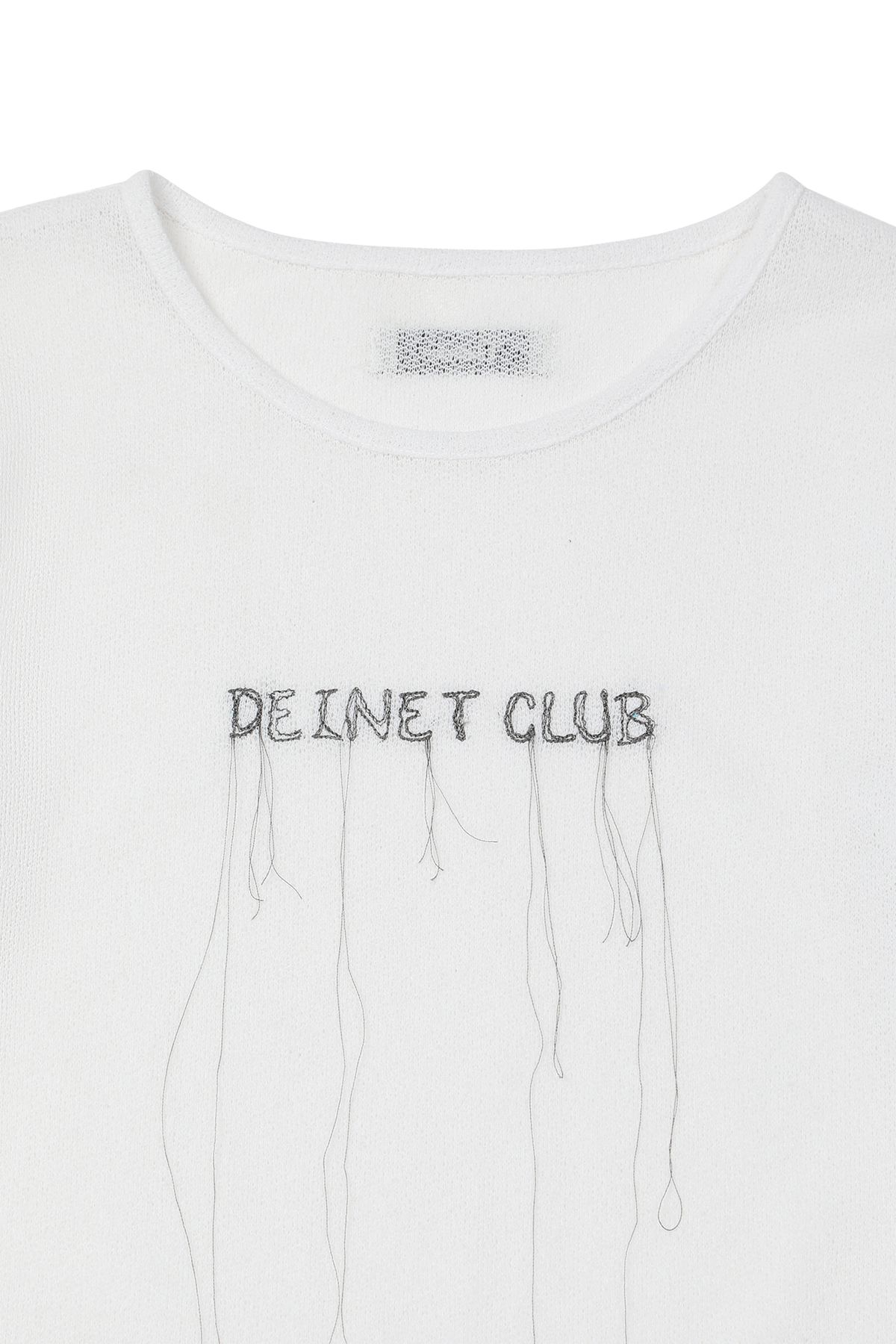 다이닛(DEINET) SHEER LONG SLEEVE IN WHITE