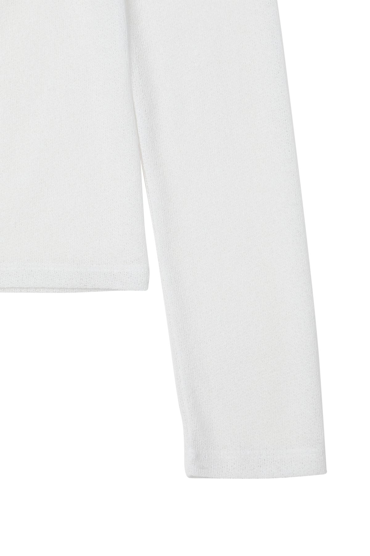 다이닛(DEINET) SHEER LONG SLEEVE IN WHITE
