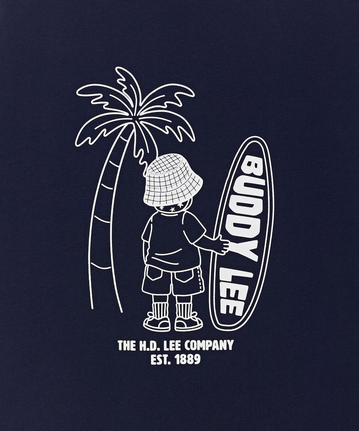 리 키즈(LEE KIDS) 버디LEE 서프 그래픽 티셔츠 네이비 LK2602ST50NA
