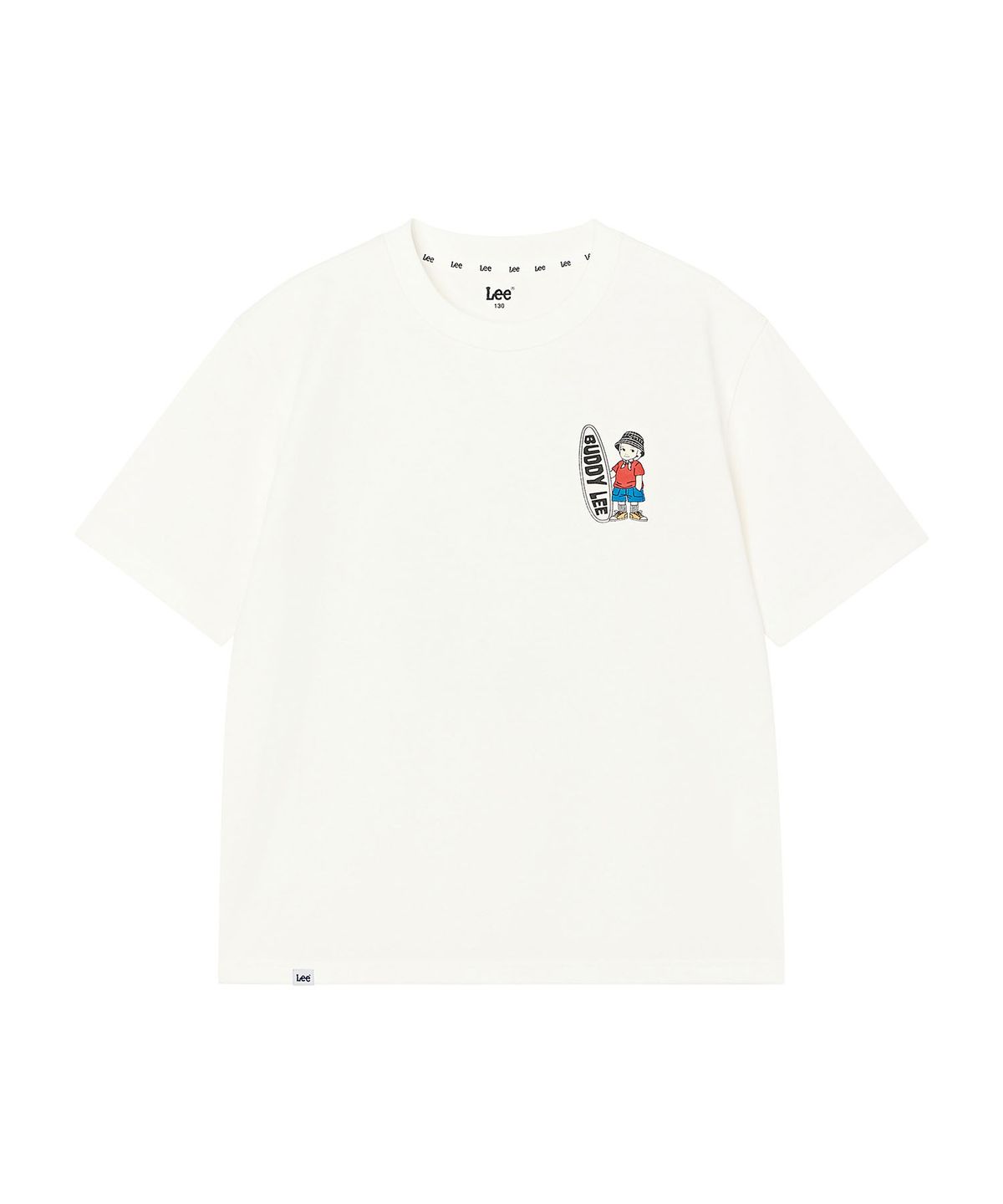 리 키즈(LEE KIDS) 버디LEE 서프 그래픽 티셔츠 화이트 LK2602ST50WH