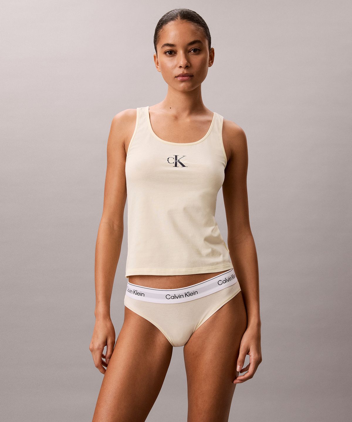 캘빈클라인 언더웨어(CALVIN KLEIN UNDERWEAR) 여성 코튼 스트레치 라운지 GX 탱크_QS7603ZRK