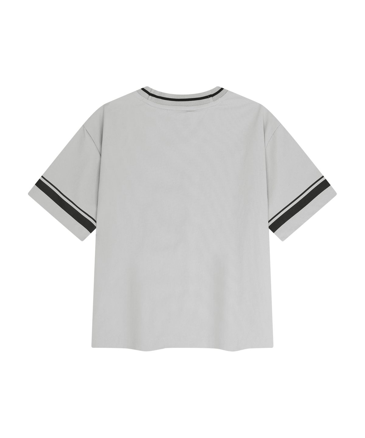 마리떼 키즈(MARITHÉ KIDS) KIDS V NECK NYLON WOVEN TEE light gray
