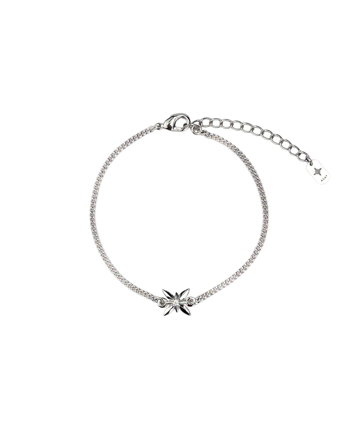 에이지47(AG47) M.C-B-09  Flower Cubic Point Bracelet