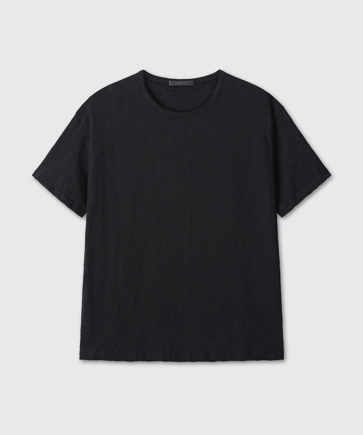 다이브인(DIVEIN) SLUB TEXTURE T-SHIRTS (BLACK)