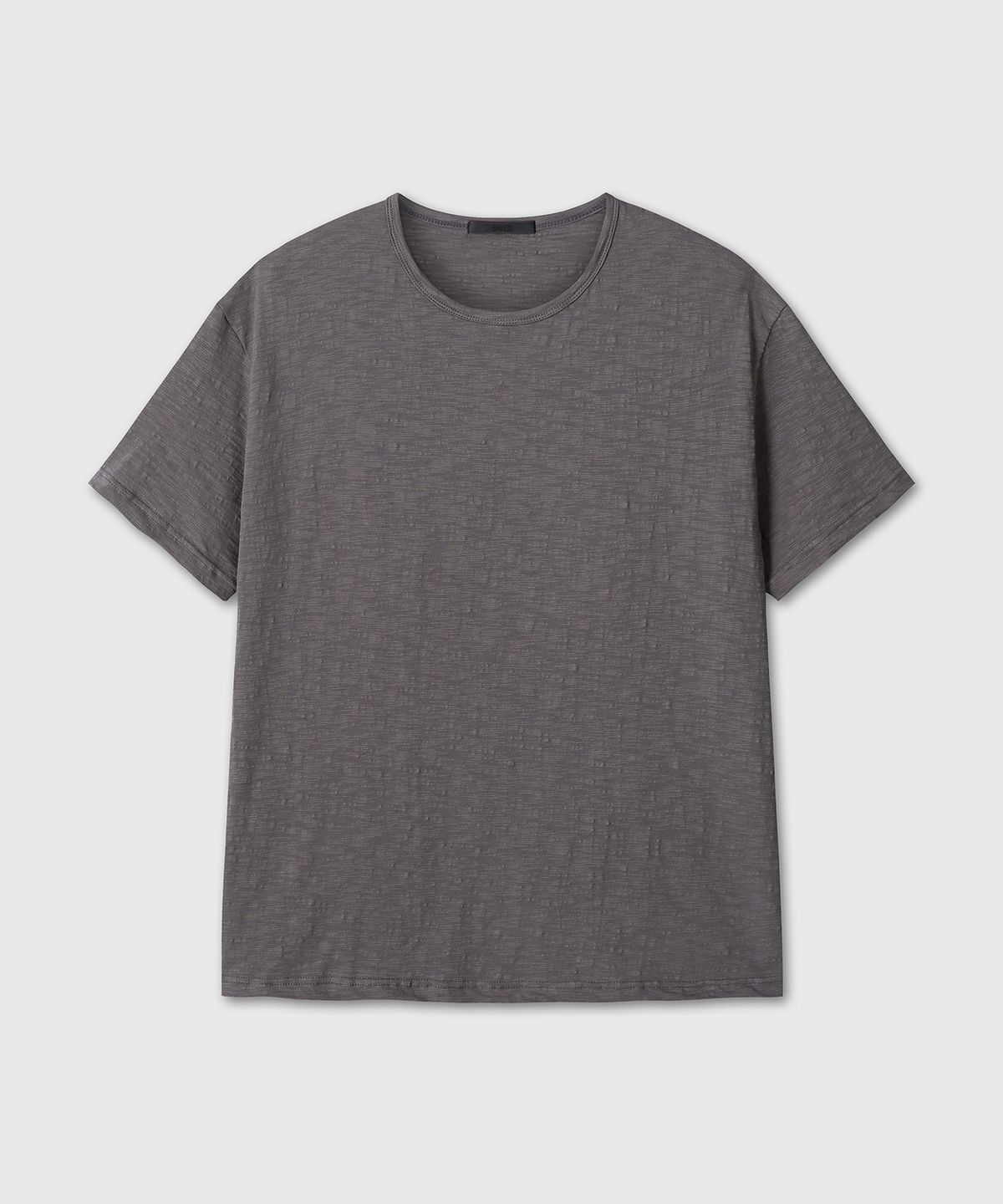 다이브인(DIVEIN) SLUB TEXTURE T-SHIRTS (CHARCOAL)