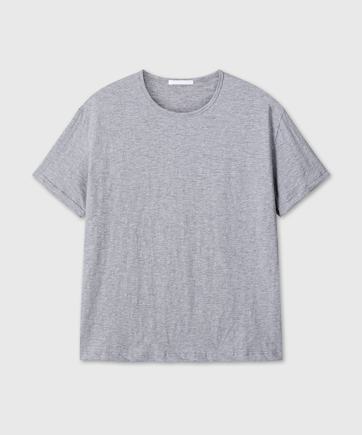다이브인(DIVEIN) SLUB TEXTURE T-SHIRTS (MELANGE GRAY)