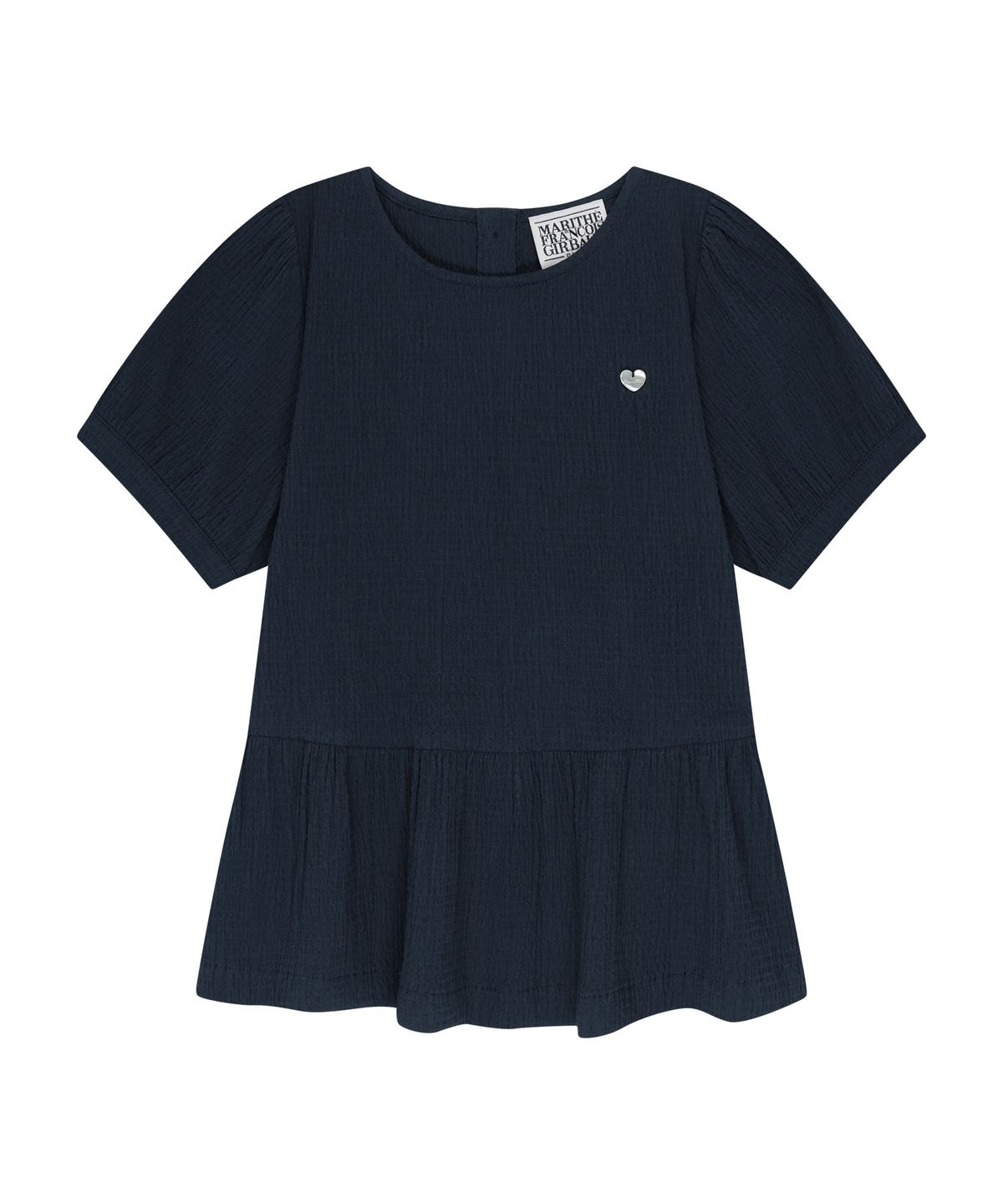 마리떼 키즈(MARITHÉ KIDS) KIDS W PEPLUM BLOUSE navy
