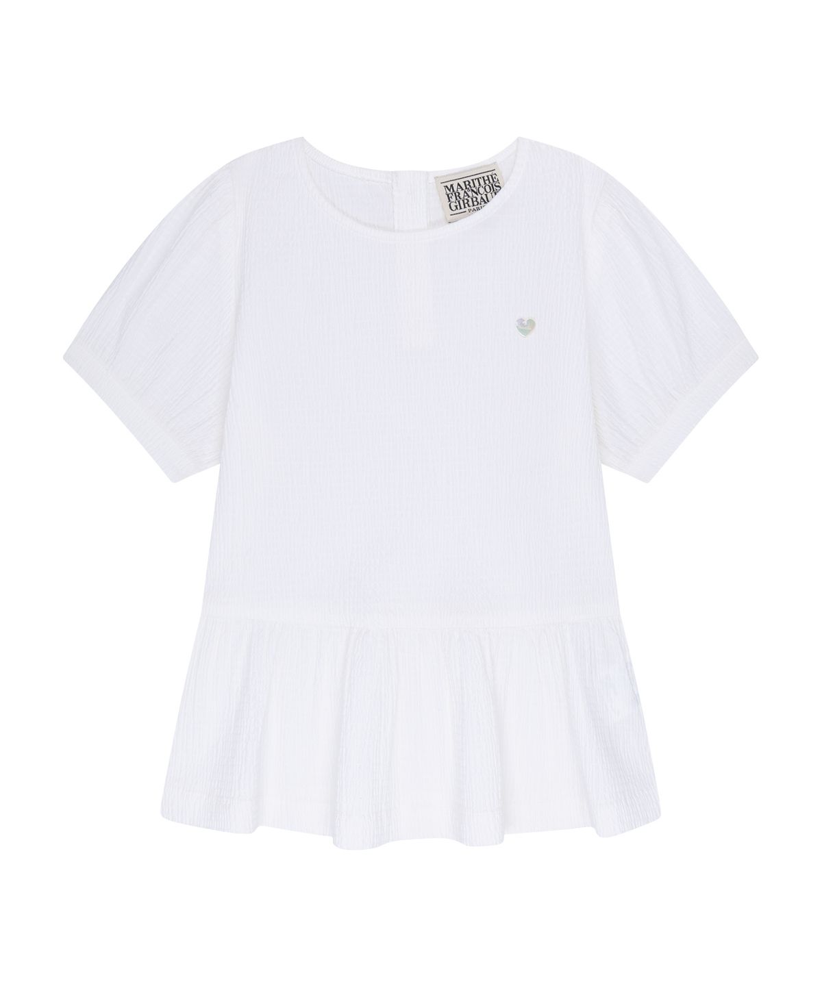 마리떼 키즈(MARITHÉ KIDS) KIDS W PEPLUM BLOUSE white