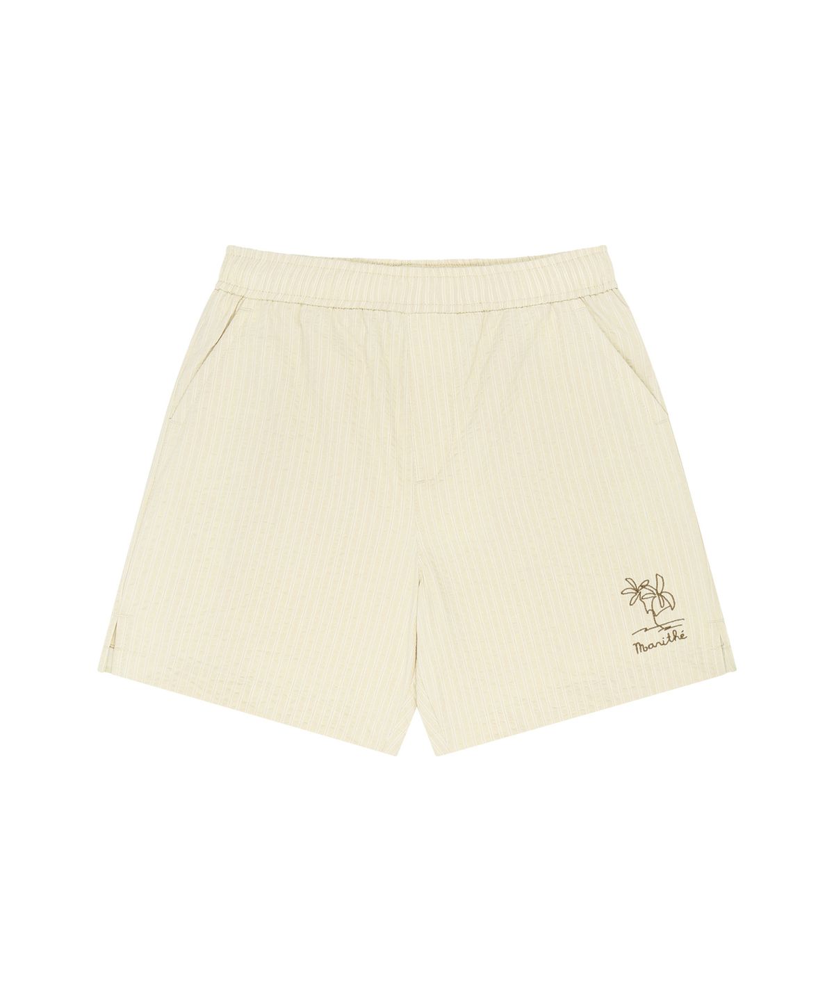 마리떼 키즈(MARITHÉ KIDS) KIDS SEERSUCKER SHORTS light beige
