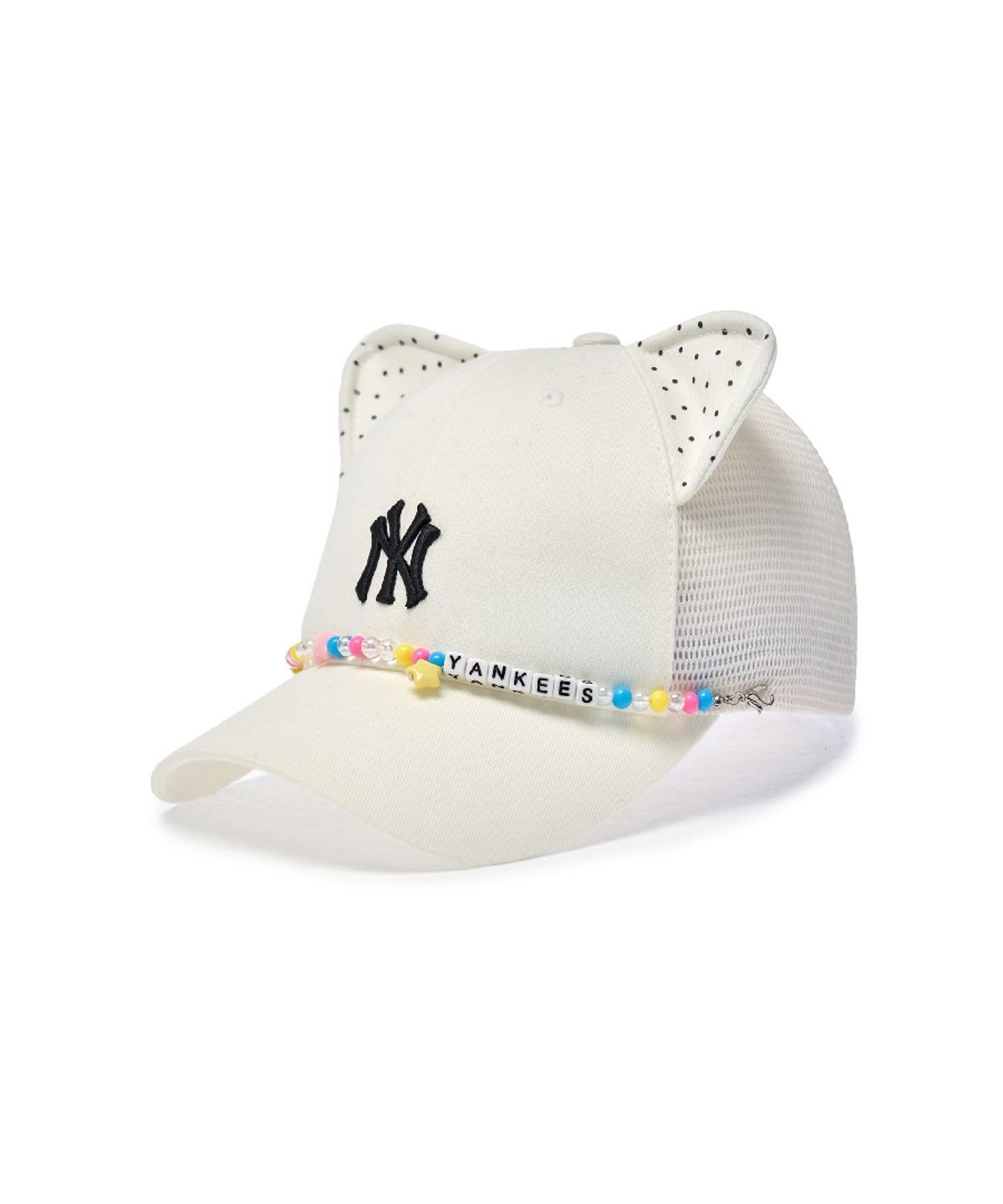 엠엘비 키즈(MLB KIDS) 캣 비즈 트러커 볼캡 NY (Cream)