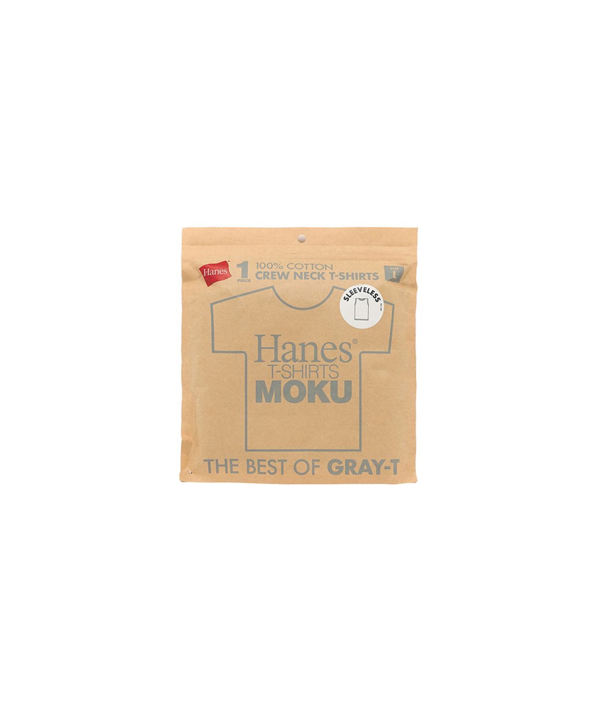 헤인즈(HANES) 모쿠 슬리브리스 티셔츠 모쿠