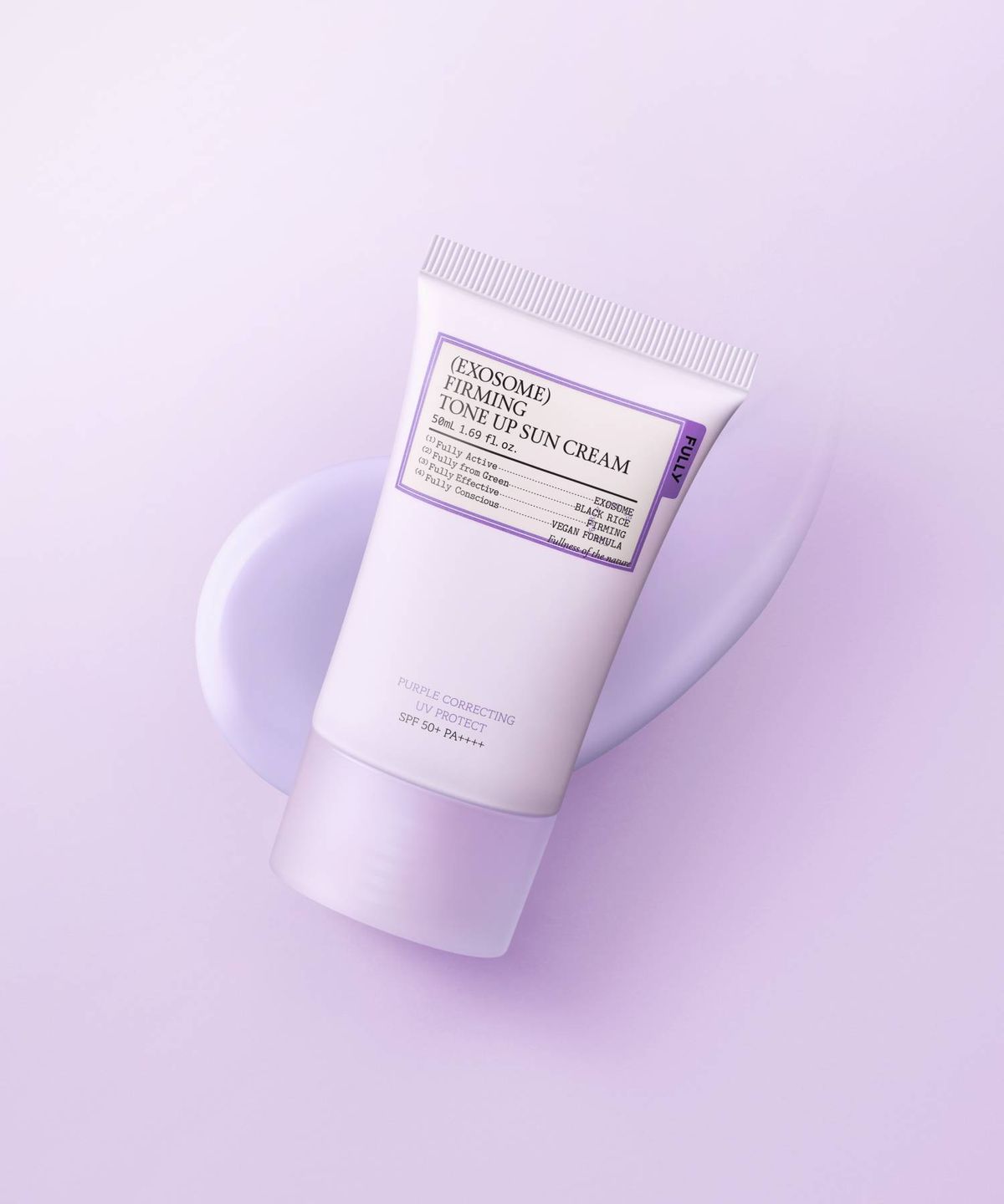 풀리(FULLY) [SET] 쌀세라 선크림 50ml + 엑소좀 퍼밍 톤업선크림 50ml (퍼플)