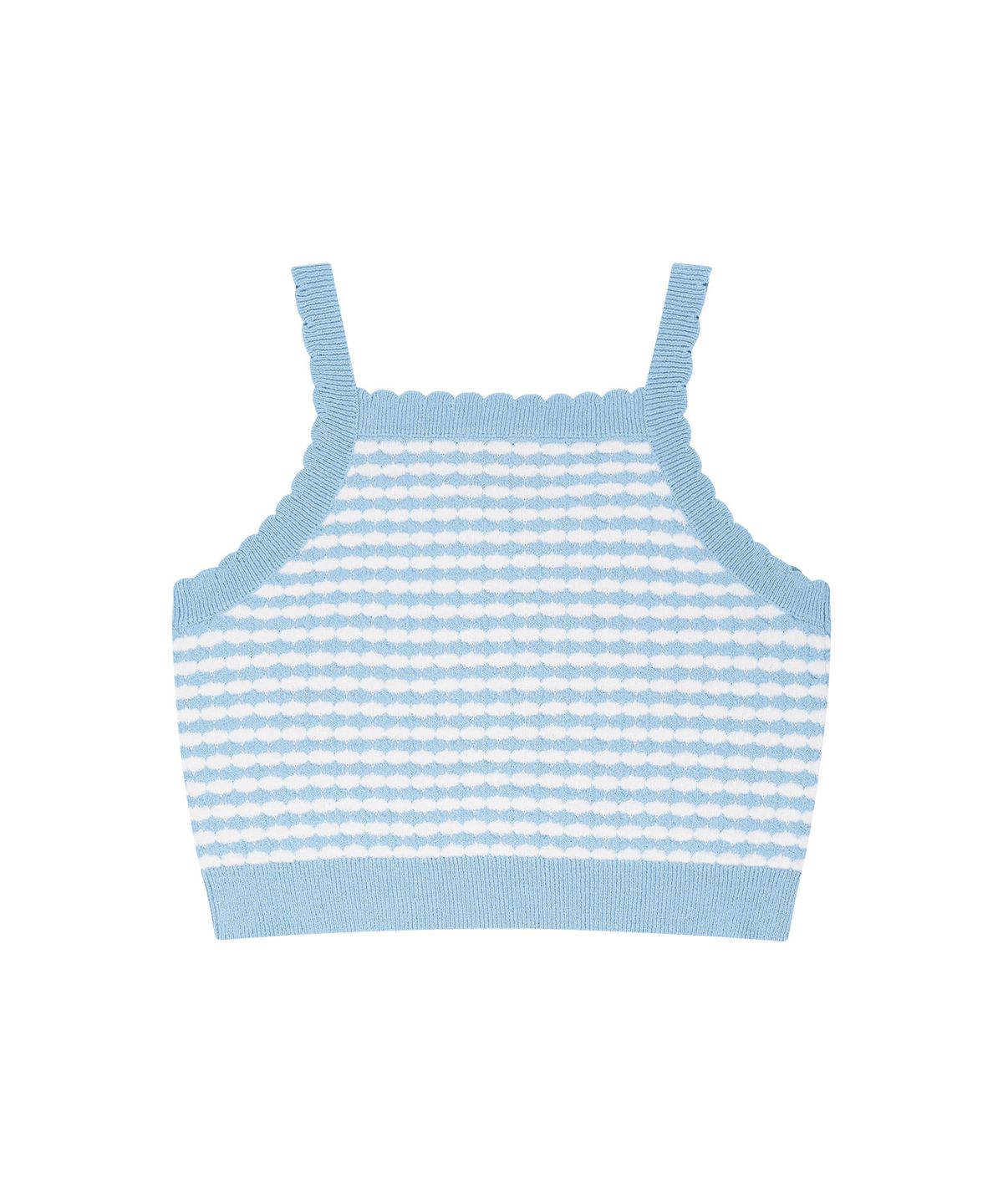 마리떼 키즈(MARITHÉ KIDS) KIDS W STRIPE KNIT BUSTIER blue