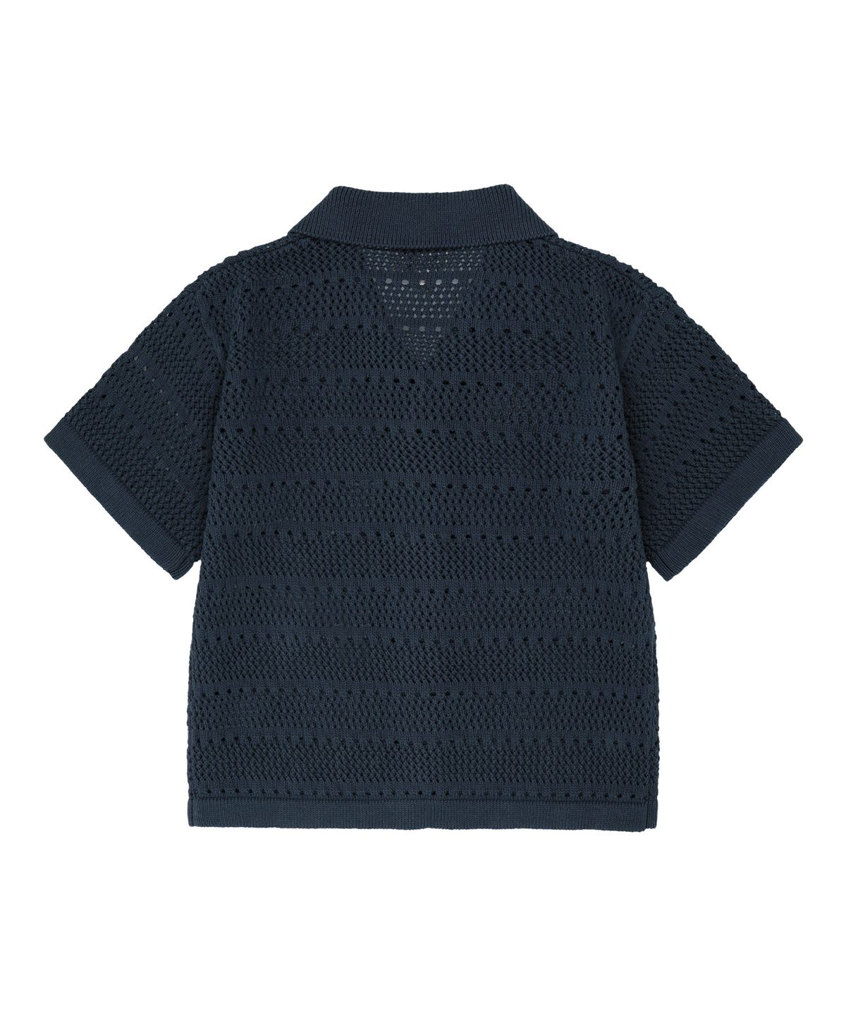 마리떼 키즈(MARITHÉ KIDS) KIDS HALF-SLEEVED KNIT CARDIGAN navy