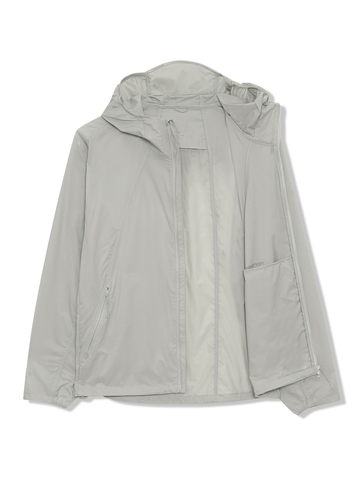 노르디스크(NORDISK) HYGGE HIKE 퍼텍스 퀀텀에어 라이트 자켓 - M_SHIMMER GREY