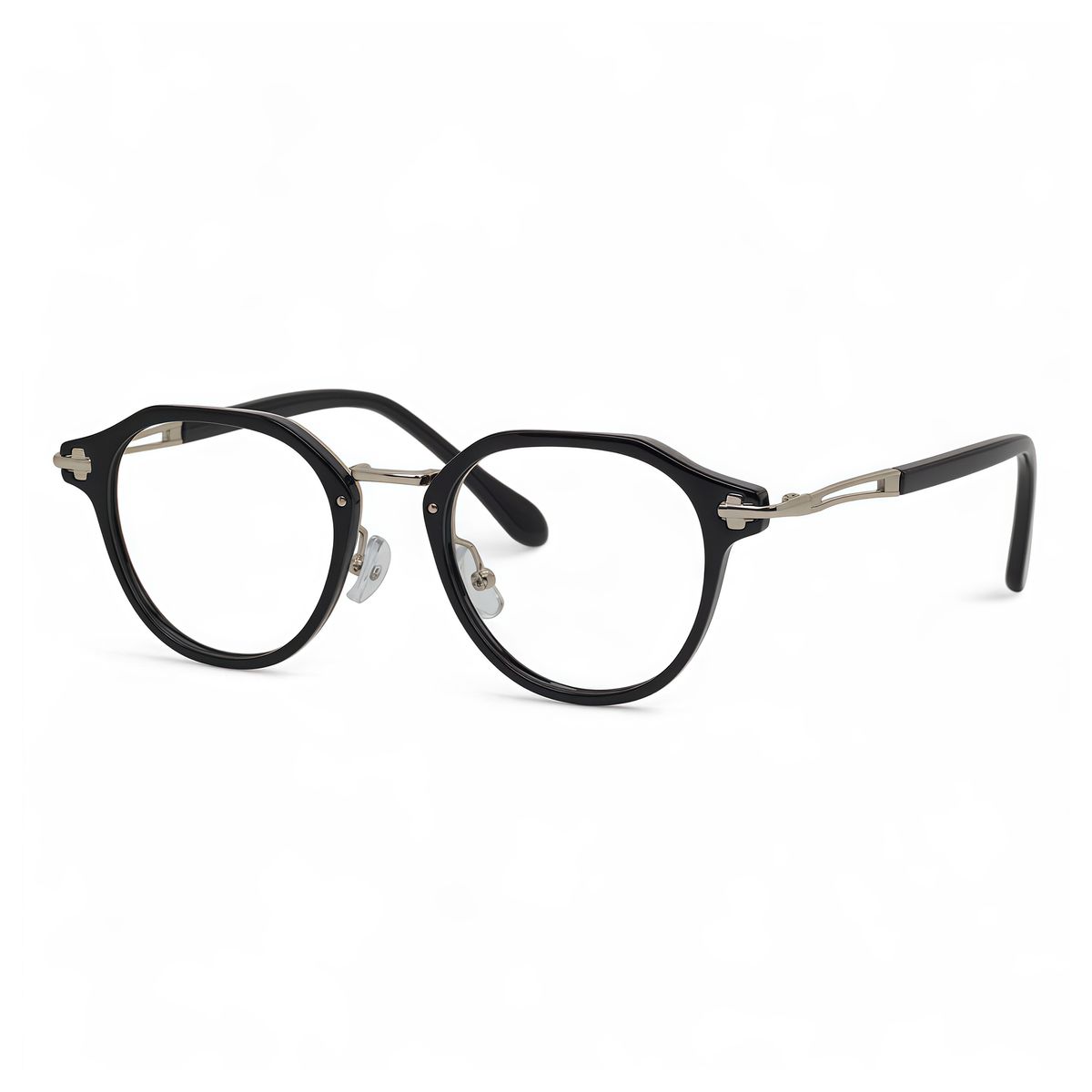 아디제(ADIGE) Baven 바벤 (black silver) LA1049 안경테