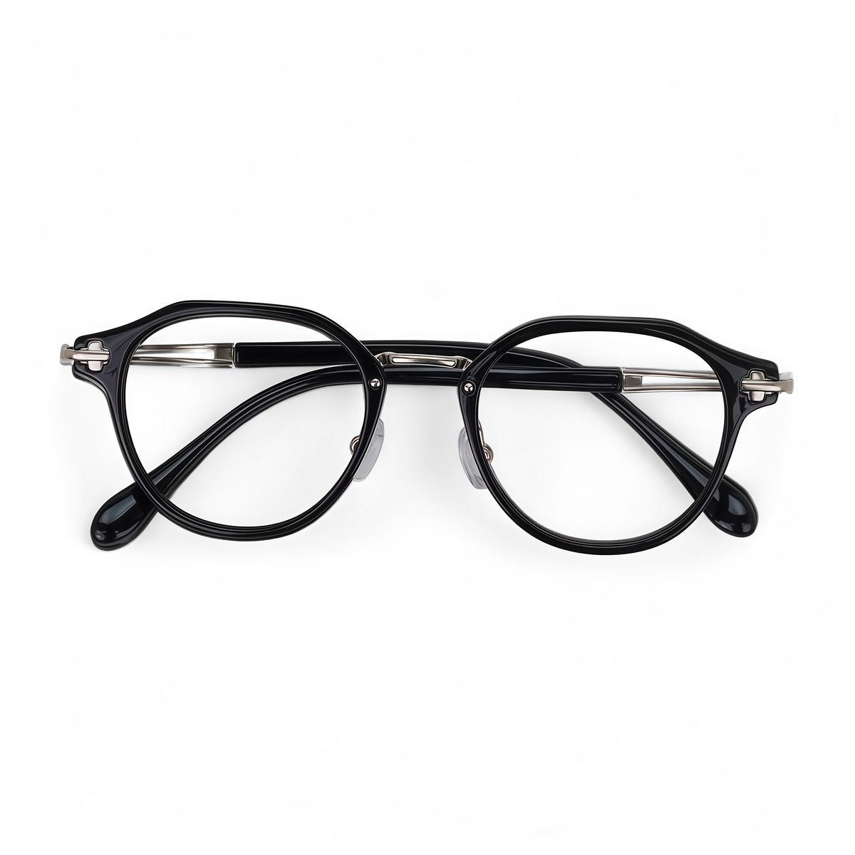 아디제(ADIGE) Baven 바벤 (black silver) LA1049 안경테