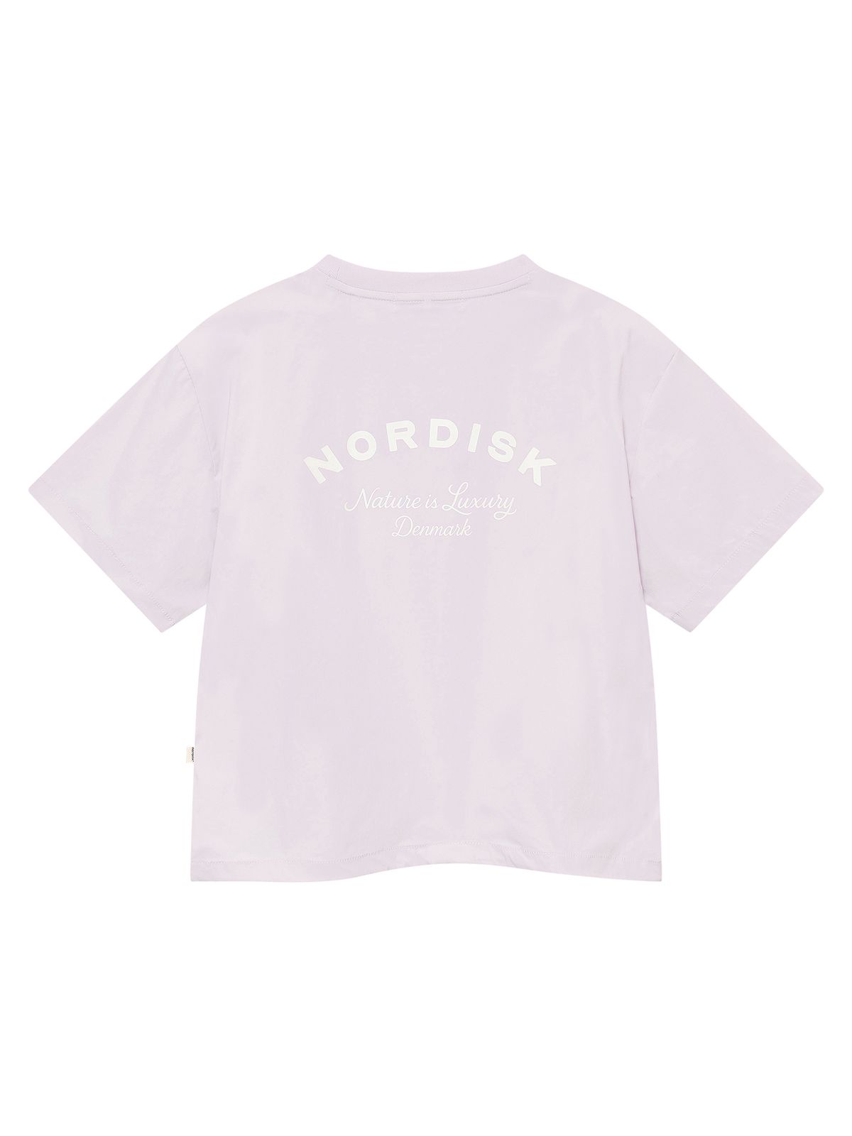 노르디스크(NORDISK) 휘게쿨 light 그래픽 라운드 반팔 티셔츠 - W_Lilac