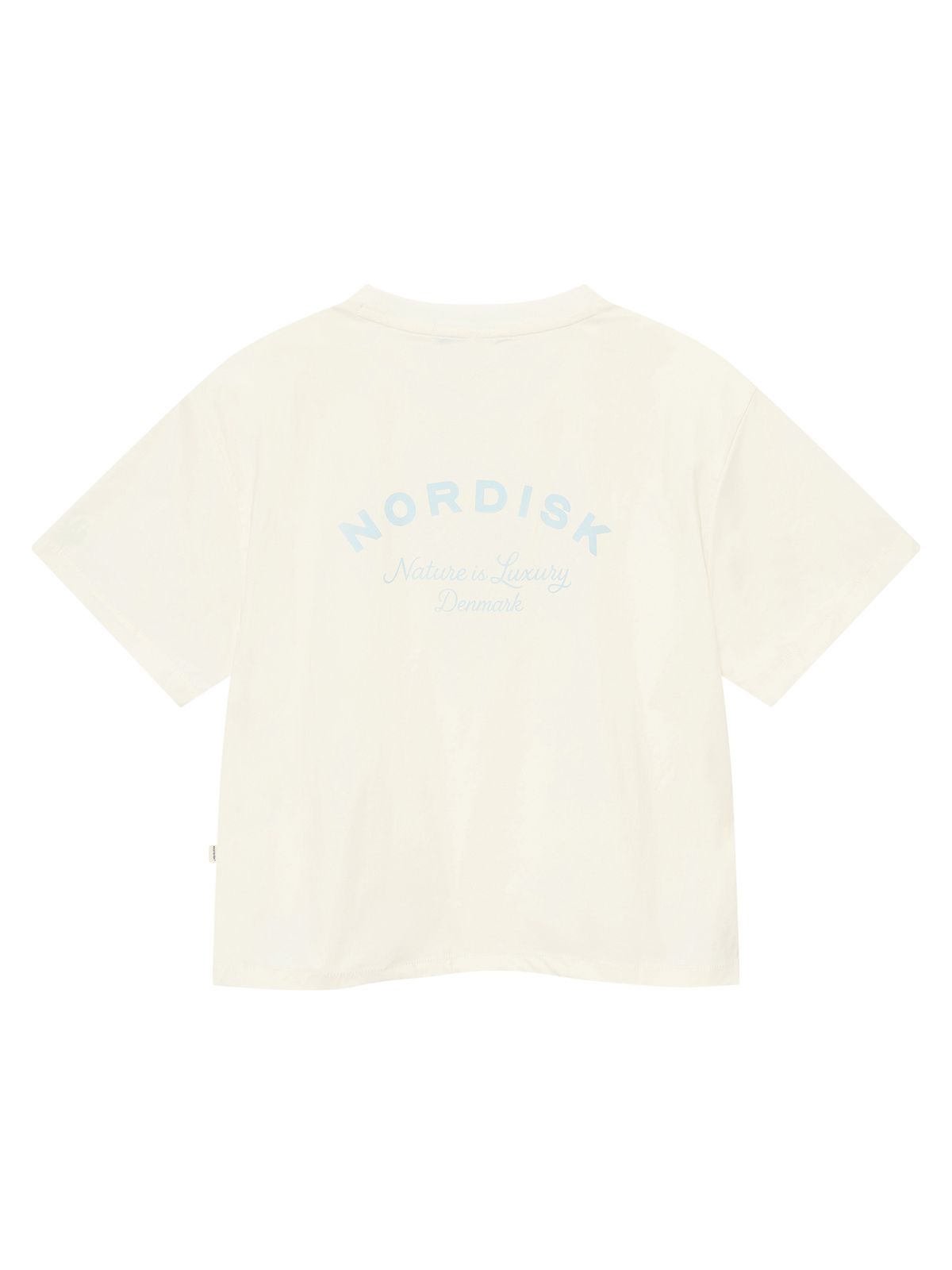노르디스크(NORDISK) 휘게쿨 light 그래픽 라운드 반팔 티셔츠 - W_Off White