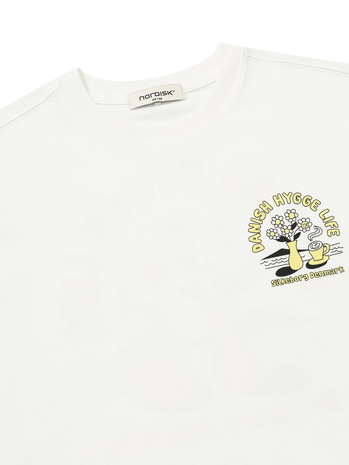 노르디스크(NORDISK) 플라워 그래픽 반팔 티셔츠 - W_Off White