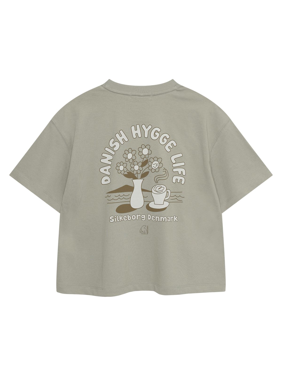 노르디스크(NORDISK) 플라워 그래픽 반팔 티셔츠 - W_SHIMMER GREY