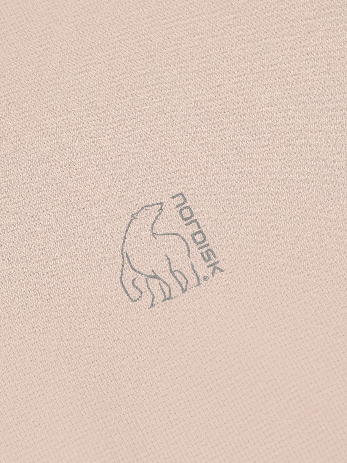 노르디스크(NORDISK) 휘게에어 스몰 폴라베어 우븐 후디 반팔티셔츠 - W_Light Pink